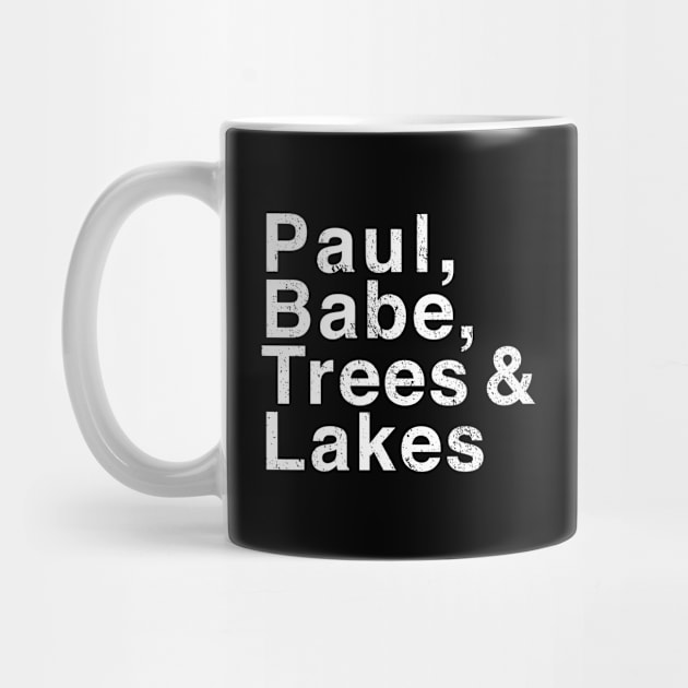 Paul, Babe, Trees & Lakes by mjheubach